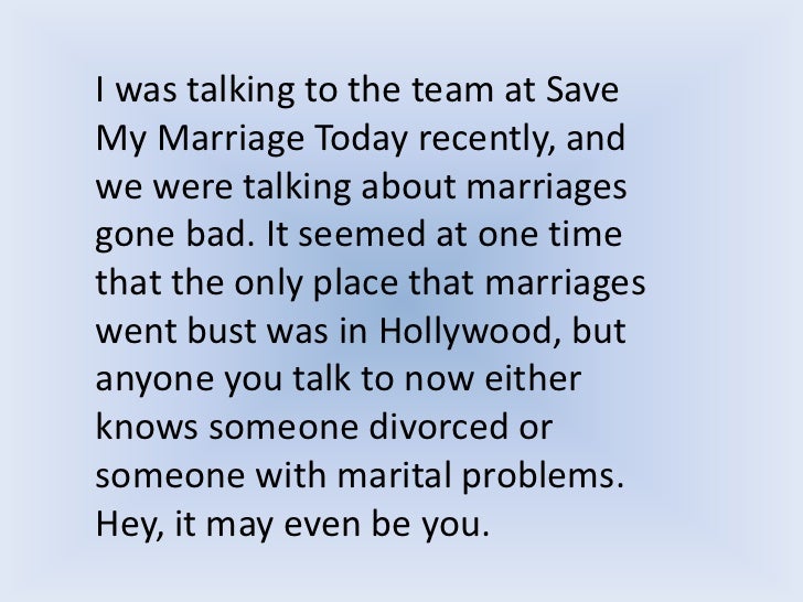 Marriage Gone Bad Marriage Gone Bad